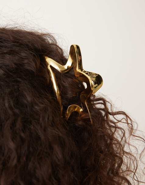 DesignB London - Fermaglio per capelli oro a forma di stella - view 1