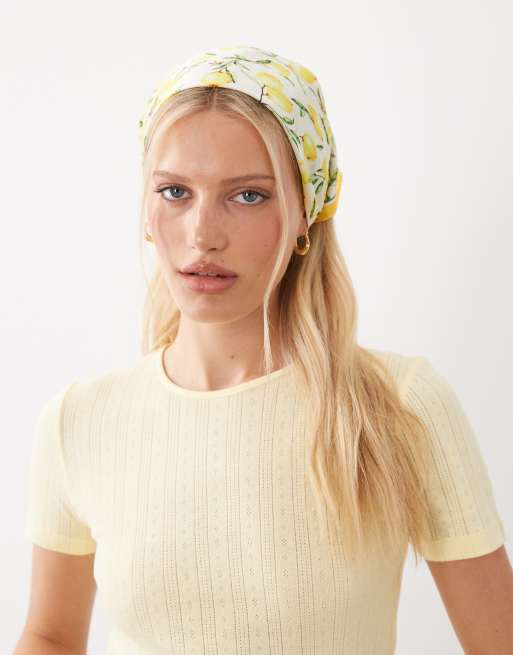 DesignB London - Foulard à imprimé citrons, 3 de 3