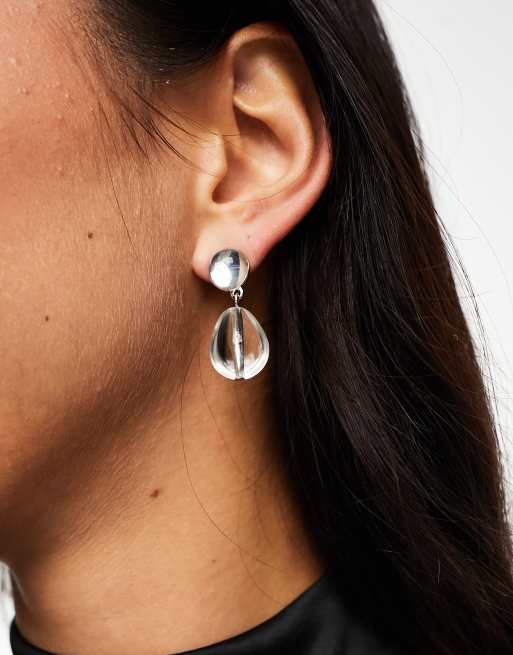 DesignB London glass drop earrings 