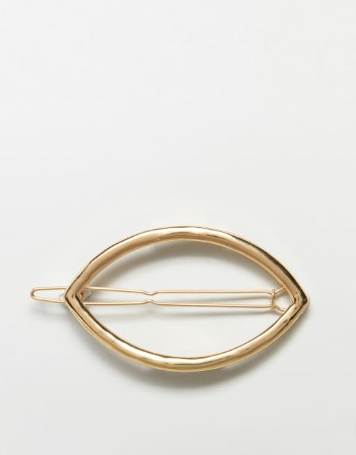 DesignB London gold open hair clip, 2 of 4