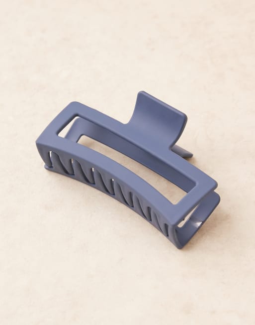 DesignB London - Grande pince à cheveux - Bleu marine, 3 de 3