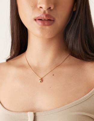 DesignB London - Halskette in Goldoptik mit Anhänger-Goldfarben