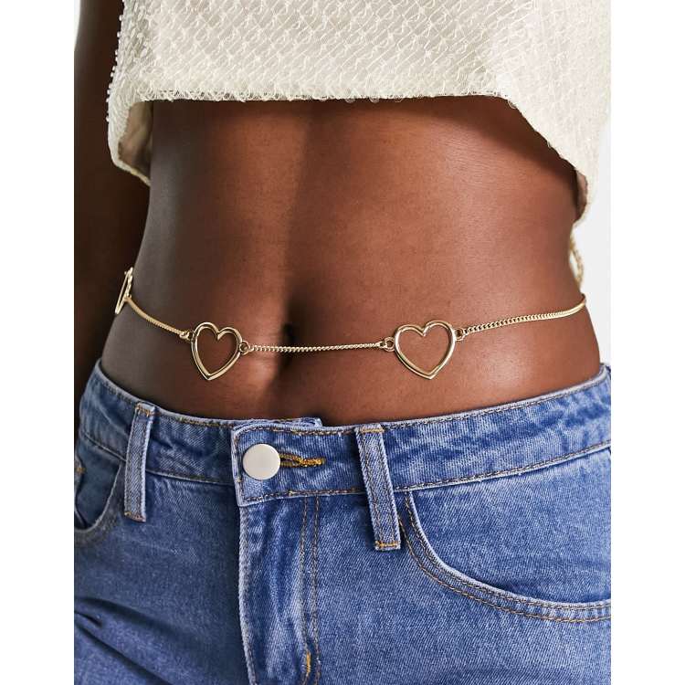 Heart waist outlet chain