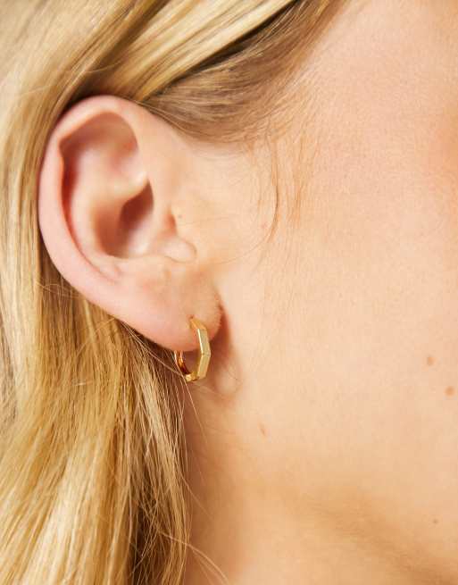 Topshop hexagon earrings hotsell