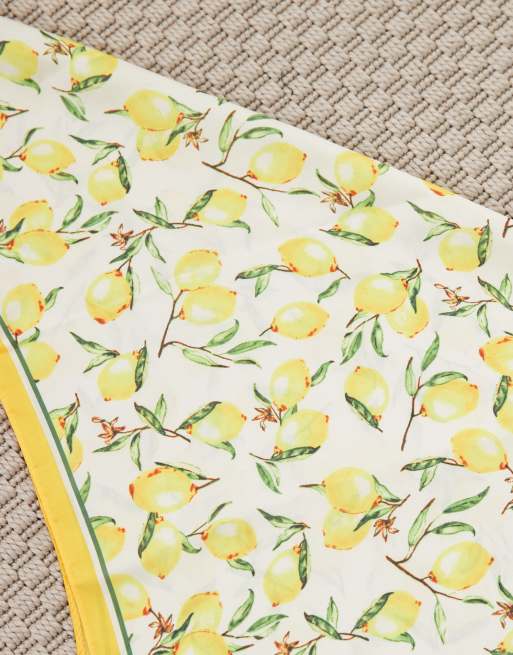 DesignB London - Hoofddoek met citroenprint, 2 van 3