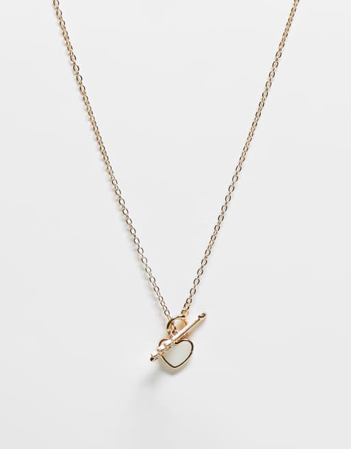 DesignB London - Ketting met hangertje in vorm van boog van cupido in goud
