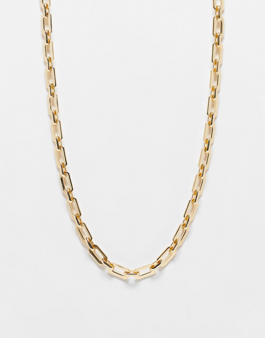 DesignB London link chain necklace in gold