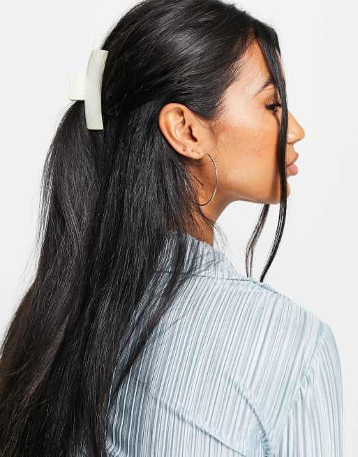 DesignB London - Lot de pinces à cheveux minimalistes - Beige et bleu