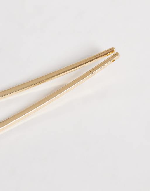 DesignB London metallic french pin in gold, 3 of 3