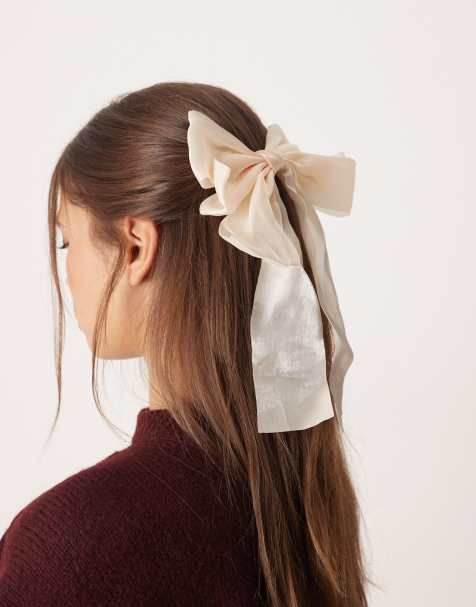 DesignB London - Nœud pour cheveux - Crème - view 1