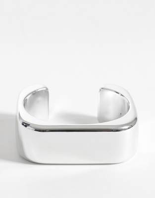 DesignB London - Offener Armreif in Silberoptik