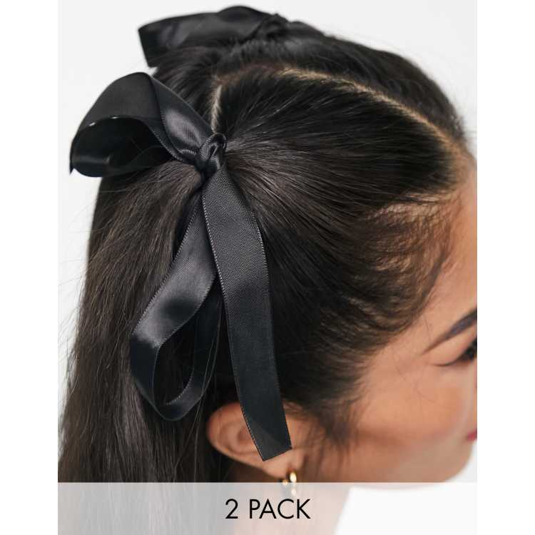  Black Hair Ribbon