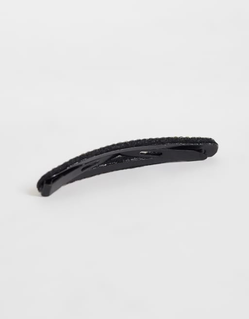 DesignB London pack of 2 snaps with glass detail in clear, 3 of 3