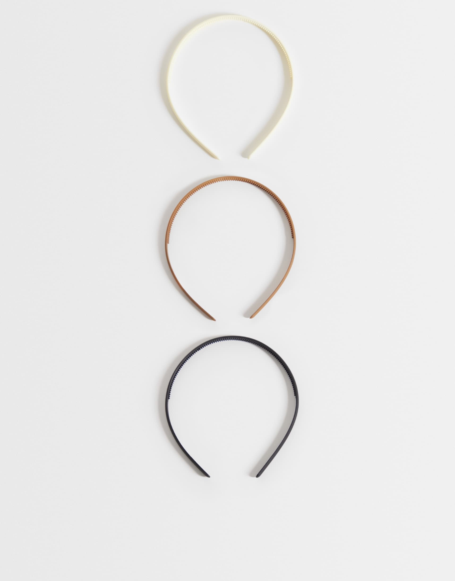 designb london pack of 3 essential headbands in neutrals