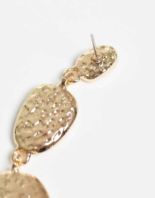 DesignB London - Pendants d'oreilles en résine effet marbré - Rose, 3 de 4
