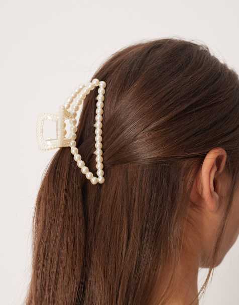 DesignB London - Pince à cheveux orné de perles - view 1