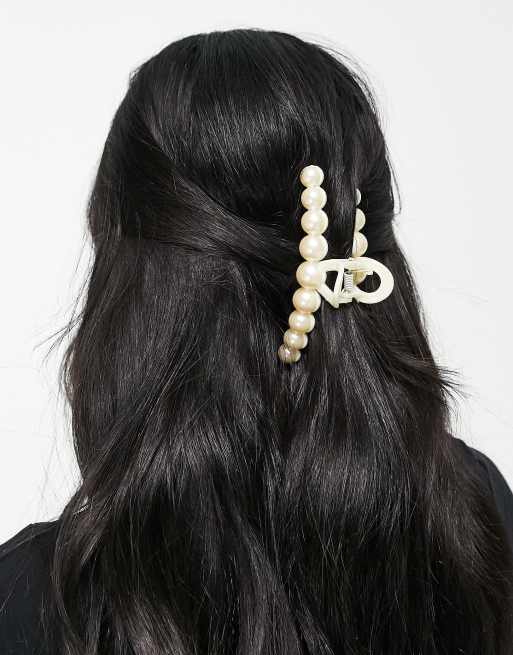 DesignB London - Pince à cheveux ornée de perles, 3 de 4