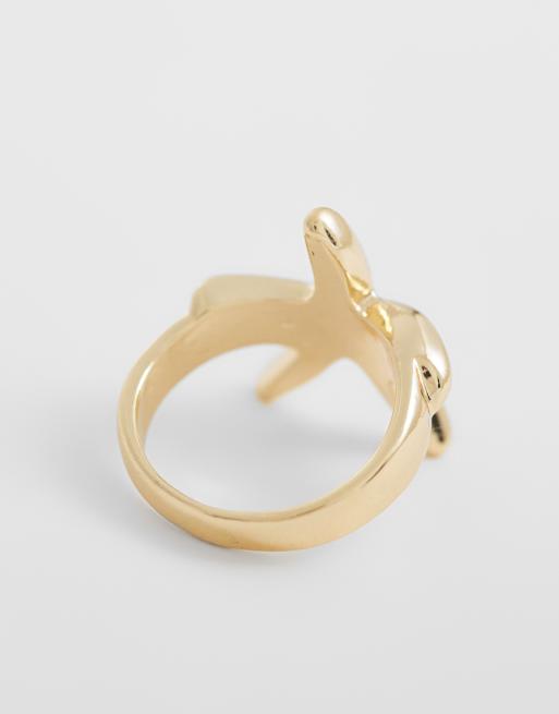 DesignB London - Ring met zeester in goud, 3 van 3