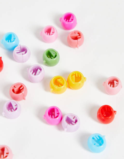 DesignB London - Set van 20 haarkraaltjes in verschillende kleuren , 4 van 4