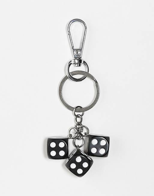 DesignB London - Sleutelhanger met dobbelsteentjes