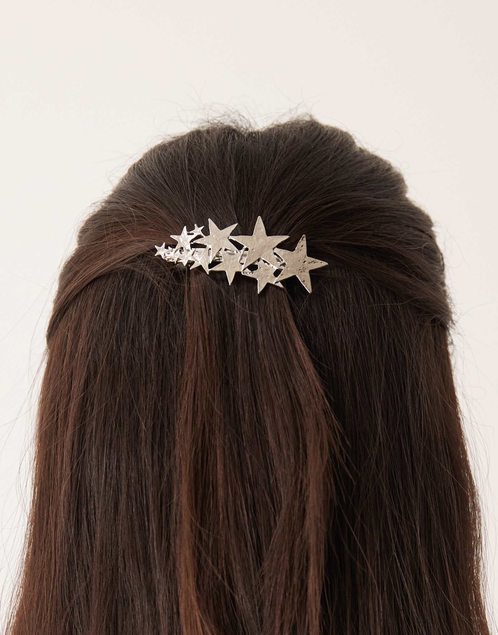 Заколка-заколка для волос DesignB London star burst серебристого оттенка