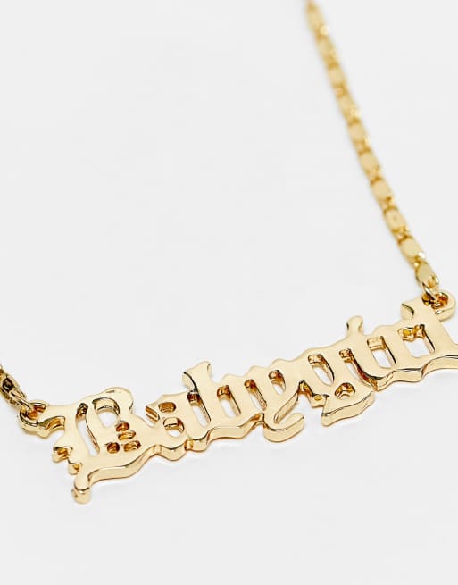 Baby girl hot sale chain gold