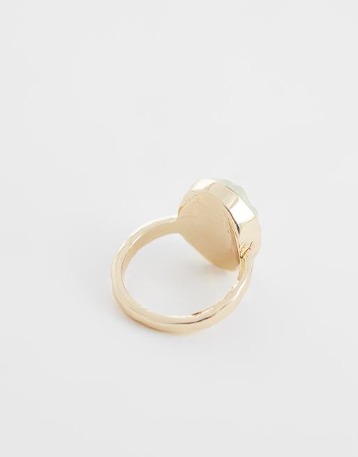 DesignB London stone ring in gold, 3 of 3