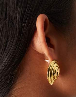 送料関税込【CRAFTD London】Stud Earrings ピアス (2色)国内発 CONNECT WITH LOVE PIERCED EARRING(片耳用)(2JP0949)K10 ピアス