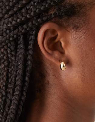 DesignB London DesignB London teardrop earrings in gold