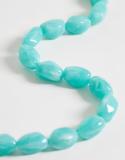 DesignB London – Turkos pärlhalsband, 3 av 4