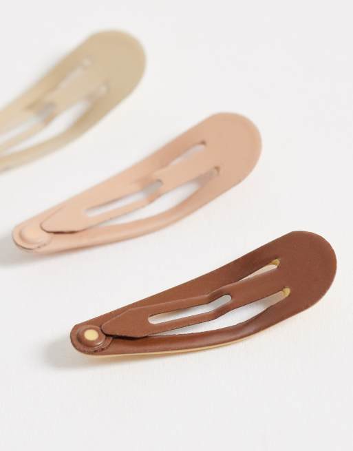 DesignB – Matta, neutrala och små hårklämmor, 10-pack, 3 av 3