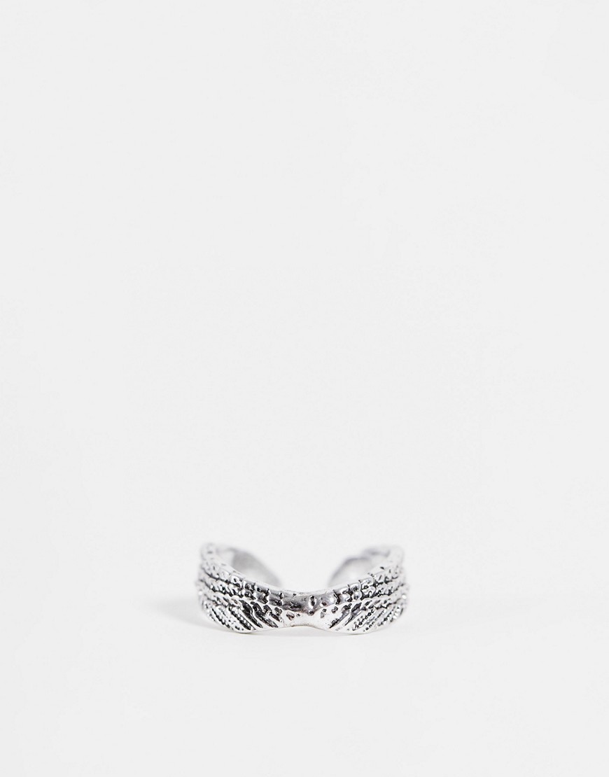 DesignB - Ring met vleugels in zilver