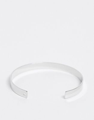 DesignB – Silverfärgat stelt armband