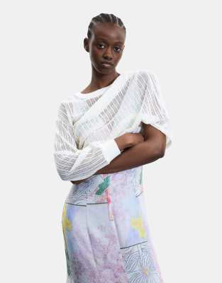 Desigual Damen Blanc Kleid Flora - Bild 4