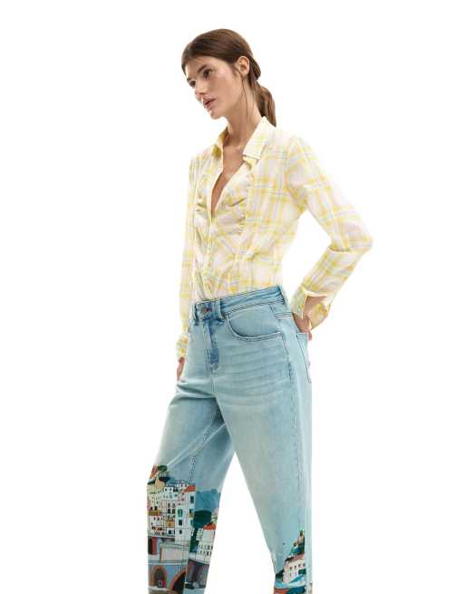 Desigual - Amalfi - Jean - Bleu, 3 de 4