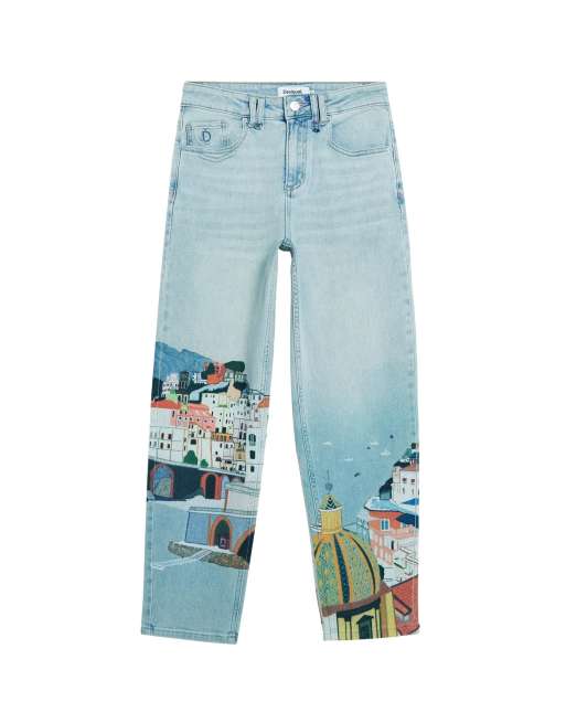 Desigual - Amalfi - Pantalones vaqueros azules, 4 de 4