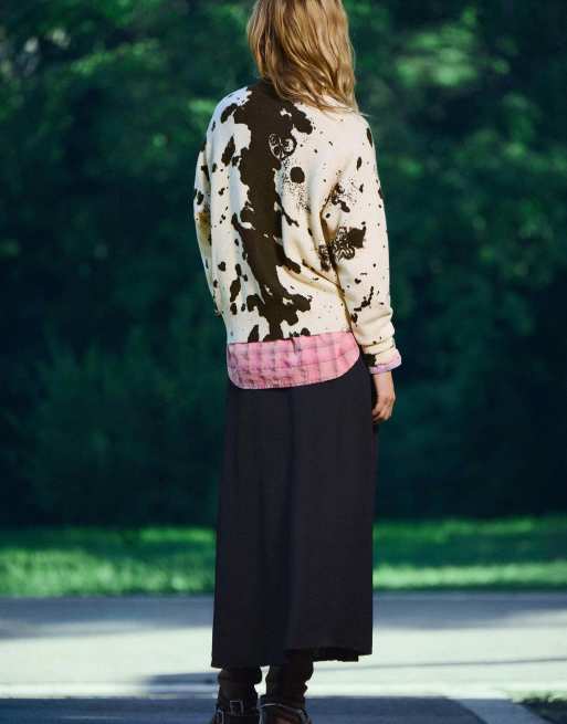 Desigual Animal print sweater in beige, 3 of 4