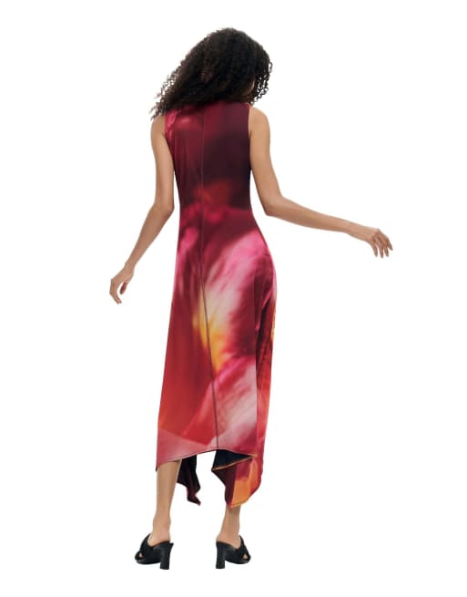 Desigual Asymmetric sleeveless dress in black, 2 of 4