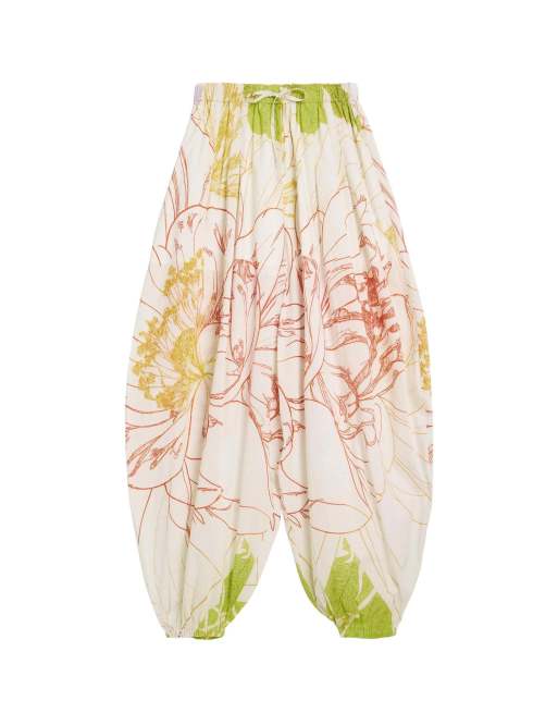 Desigual Balloon pants 100% cotton in green - LGREEN | ASOS