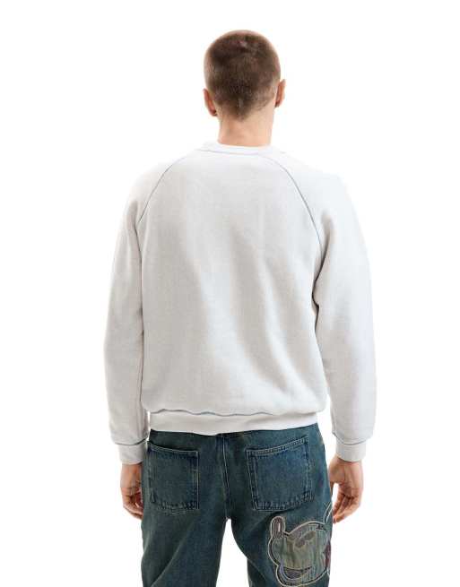 Desigual Basic knit sweatshirt in white - CREAM, 2 of 4