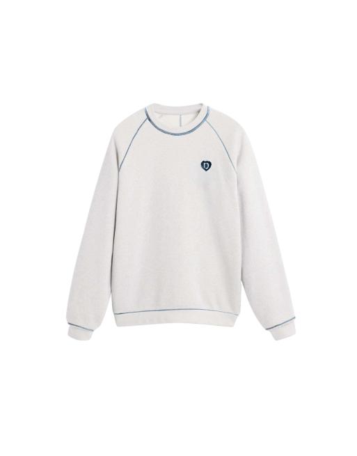 Desigual Basic knit sweatshirt in white - CREAM, 4 of 4