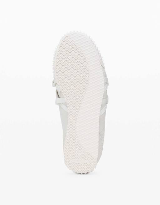 Desigual - Baskets en tissu à bords bruts - Crème, 3 de 4