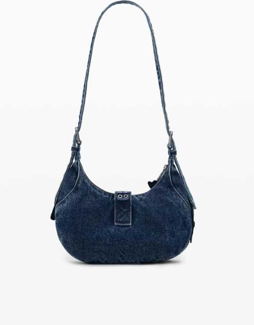 Desigual Blue denim bag in blue, 2 of 4