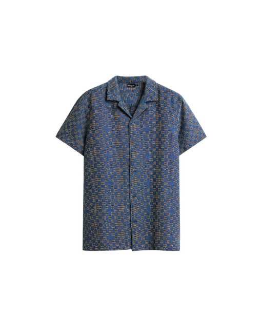 Desigual – Blue – Kariertes Hemd in Blau, 2 von 4