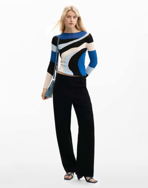 Desigual – Blue – Strickpullover in Blau - view 1