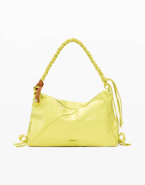 Desigual - Bolso grande verde brillante con lazo - view 1