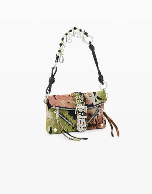 Desigual bolso pequeño jacquard multicolor, 2 de 3