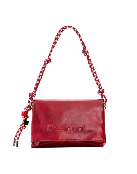 Desigual - Borsa rossa con logo medio - view 1