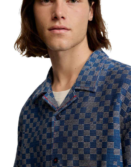 Desigual - Camisa azul a cuadros, 3 de 4