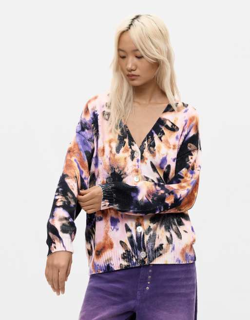 Desigual cárdigan con estampado floral en rosa, 2 de 4